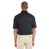 Core 365 Men's Black/Carbon Express Microstripe Performance Pique Polo