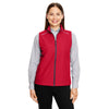 Core 365 Women's Classic Red/Carbon Techno Lite Unlined Vest