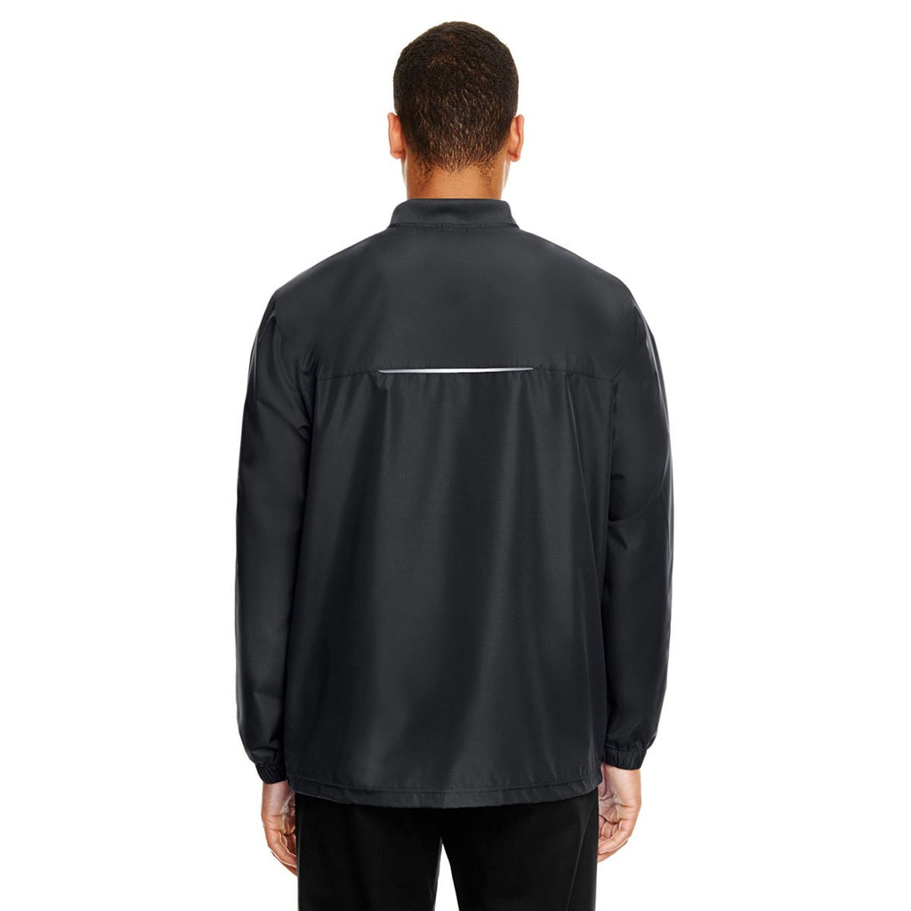Core 365 Men's Black/Carbon Techno Lite Quarter-Zip
