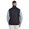 Core 365 Men's Black Techno Lite Three-Layer Knit Tech Quarter Zip Vest