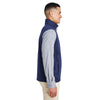 Core 365 Men's Classic Navy Techno Lite Three-Layer Knit Tech Quarter Zip Vest