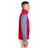 Core 365 Men's Classic Red Techno Lite Three-Layer Knit Tech Quarter Zip Vest