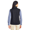 Core 365 Women's Black Techno Lite Three-Layer Knit Tech Quarter Zip Vest