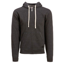 Landway Men's Heather Black Westpoint Full Zip Cotton Sweatshirt