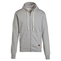 Landway Men's Heather Grey Westpoint Full Zip Cotton Sweatshirt