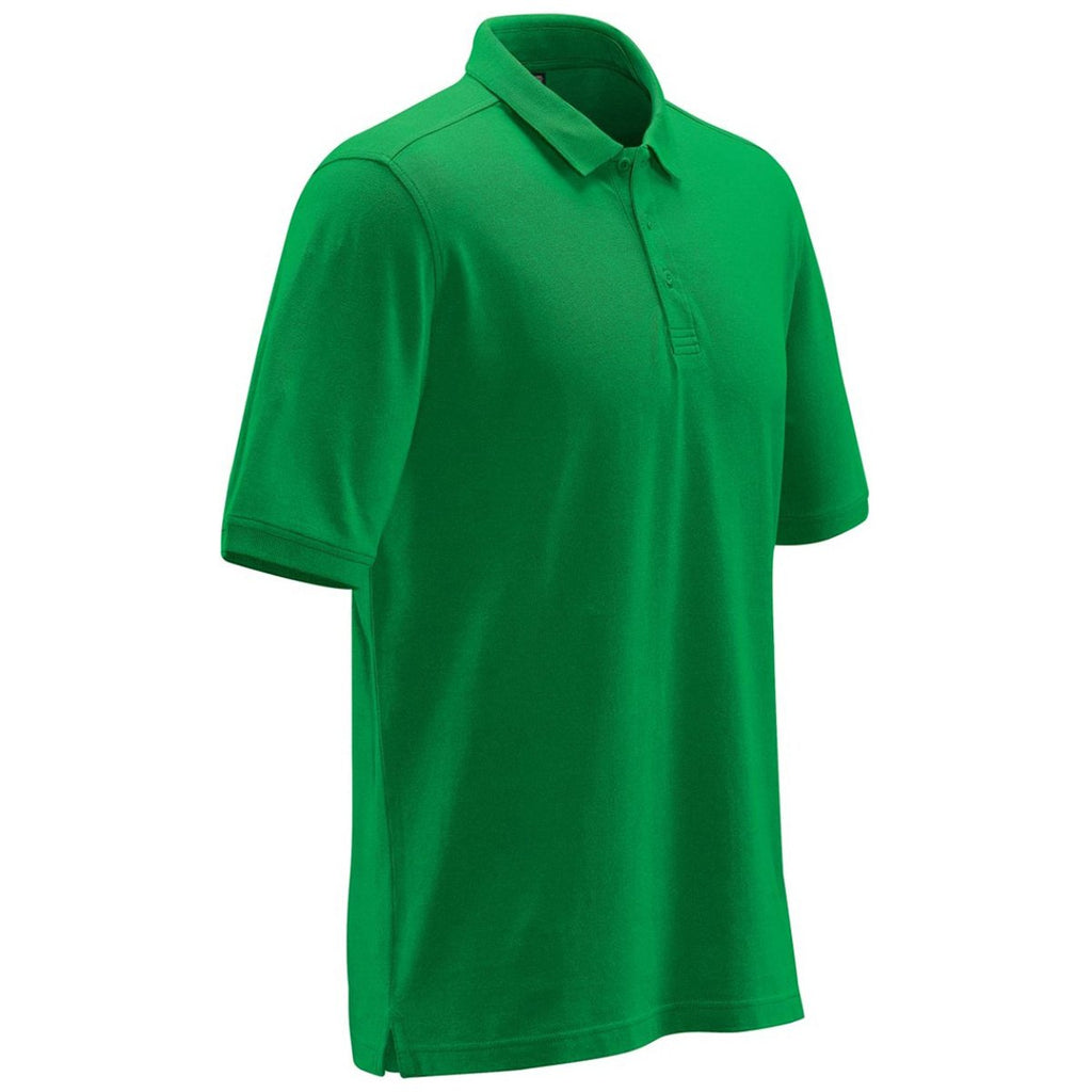 Stormtech Men's Jewel Green Omega Cotton Polo