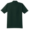 Cornerstone Men's Dark Green Industrial Pique Polo
