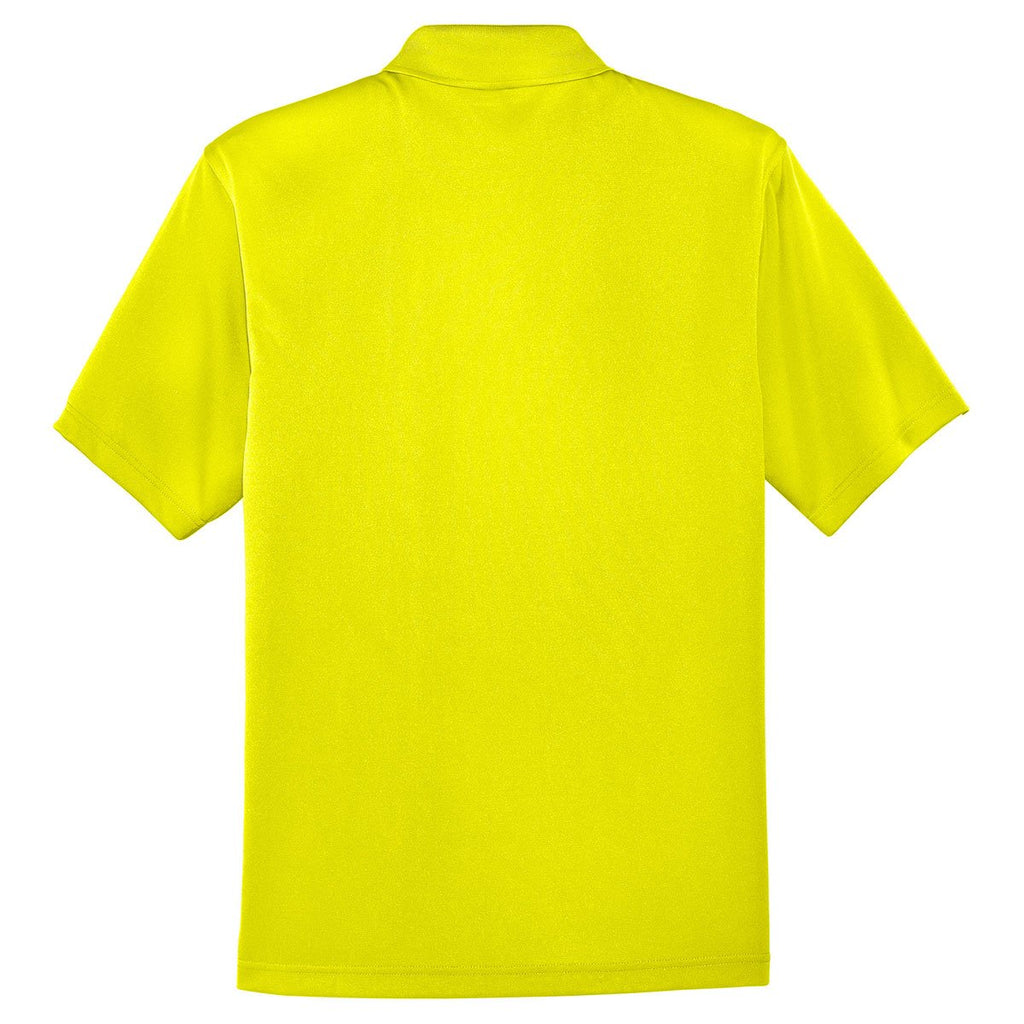 CornerStone Men's Safety Yellow Select Snag-Proof Pocket Polo