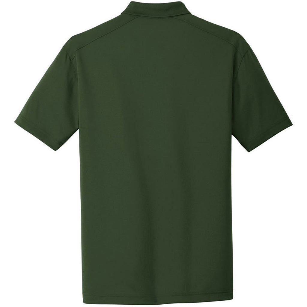 CornerStone Men's Dark Green Select Lightweight Snag-Proof Polo
