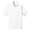 CornerStone Men's White Select Lightweight Snag-Proof Tactical Polo