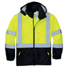 CornerStone Safety Yellow/Black ANSI 107 Class 3 Safety Windbreaker