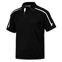 BAW Men's Black/White Infinity Cool-Tek Polo