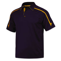 BAW Men's Purple/Gold Infinity Cool-Tek Polo
