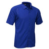 BAW Men's Royal Full Button Cool Tek Polo
