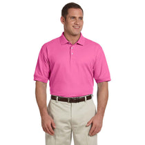 Devon & Jones Men's Charity Pink Pima Pique Short-Sleeve Polo