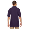 Devon & Jones Men's Deep Purple Pima Pique Short-Sleeve Polo