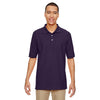 Devon & Jones Men's Deep Purple Pima Pique Short-Sleeve Polo
