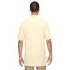 Devon & Jones Men's Transparent Yellow Pima Pique Short-Sleeve Polo