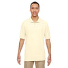 Devon & Jones Men's Transparent Yellow Pima Pique Short-Sleeve Polo