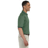 Devon & Jones Men's Dill/Navy Tipped Perfect Pima Interlock Polo