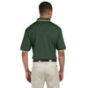Devon & Jones Men's Forest/Creme Tipped Perfect Pima Interlock Polo