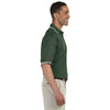 Devon & Jones Men's Forest/Creme Tipped Perfect Pima Interlock Polo