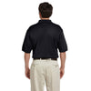 Devon & Jones Men's Black Solid Perfect Pima Interlock Polo