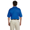 Devon & Jones Men's French Blue Solid Perfect Pima Interlock Polo