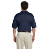 Devon & Jones Men's Navy Solid Perfect Pima Interlock Polo