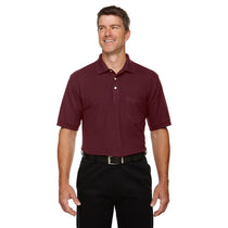 Devon & Jones Men's Burgundy Drytec 20 Performance Pocket Polo