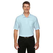 Devon & Jones Men's Crystal Blue Drytec 20 Performance Pocket Polo