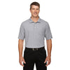 Devon & Jones Men's Grey Heather Drytec 20 Performance Pocket Polo