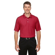 Devon & Jones Men's Red Drytec 20 Performance Pocket Polo