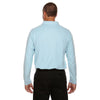 Devon & Jones Men's Crystal Blue Drytec 20 Performance Long-Sleeve Polo