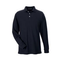 Devon & Jones Men's Navy Drytec 20 Performance Long-Sleeve Polo