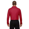 Devon & Jones Men's Red Drytec 20 Performance Long-Sleeve Polo