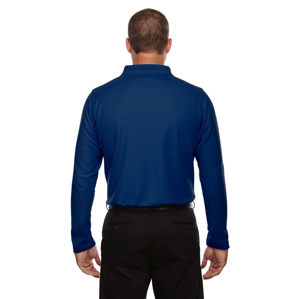 Devon & Jones Men's True Royal Drytec 20 Performance Long-Sleeve Polo