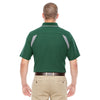 Devon & Jones Men's Forest/Grey Heather Drytec 20 Performance Colorblock Polo