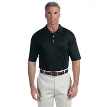 Devon & Jones Men's Black Pima-Tech Jet Pique Polo