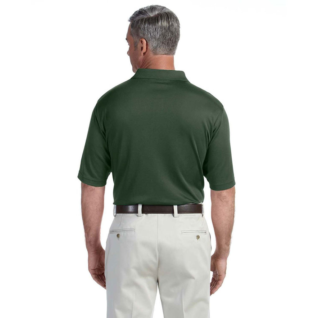 Devon & Jones Men's Forest Green Pima-Tech Jet Pique Polo