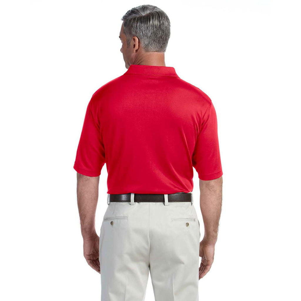 Devon & Jones Men's Red Pima-Tech Jet Pique Polo