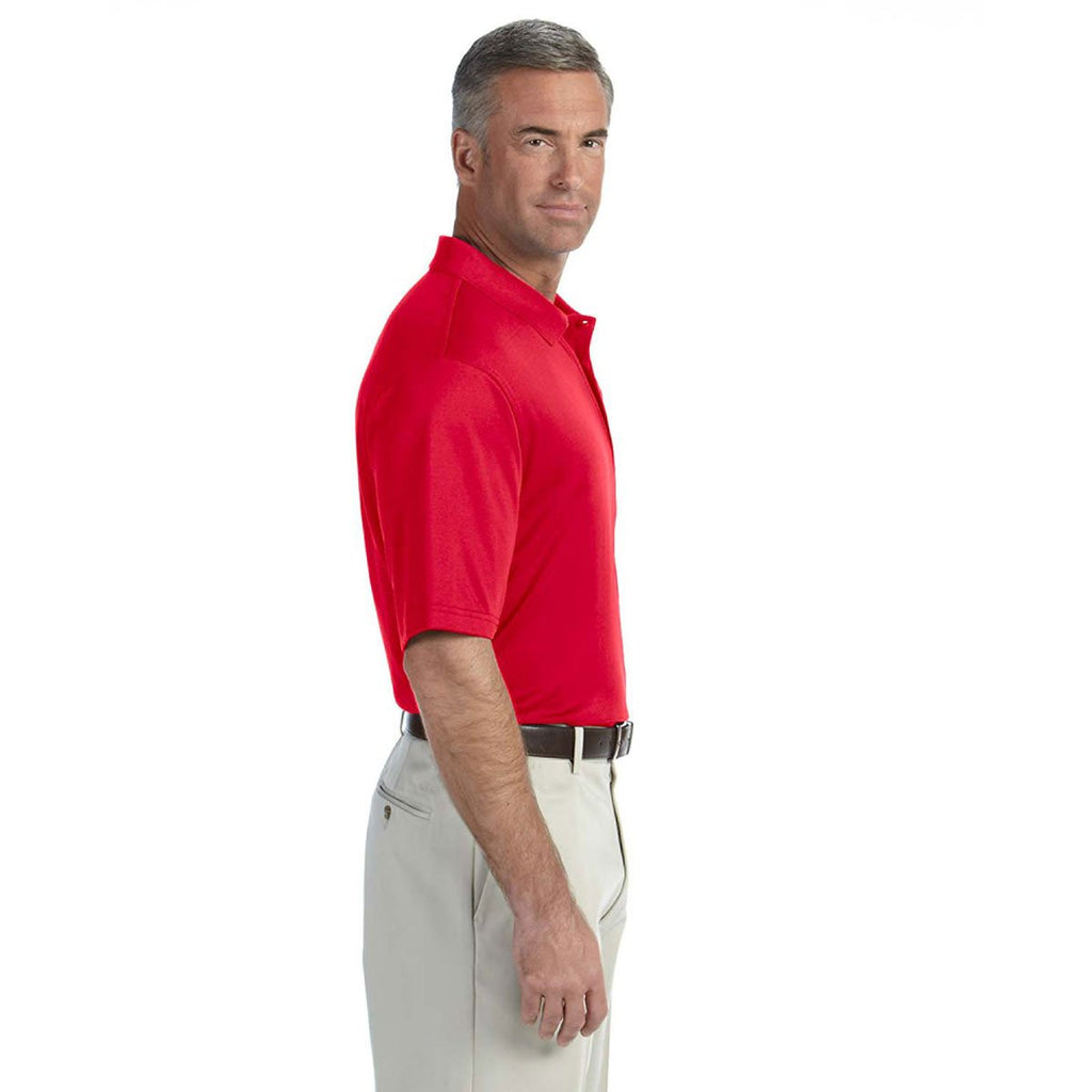 Devon & Jones Men's Red Pima-Tech Jet Pique Polo
