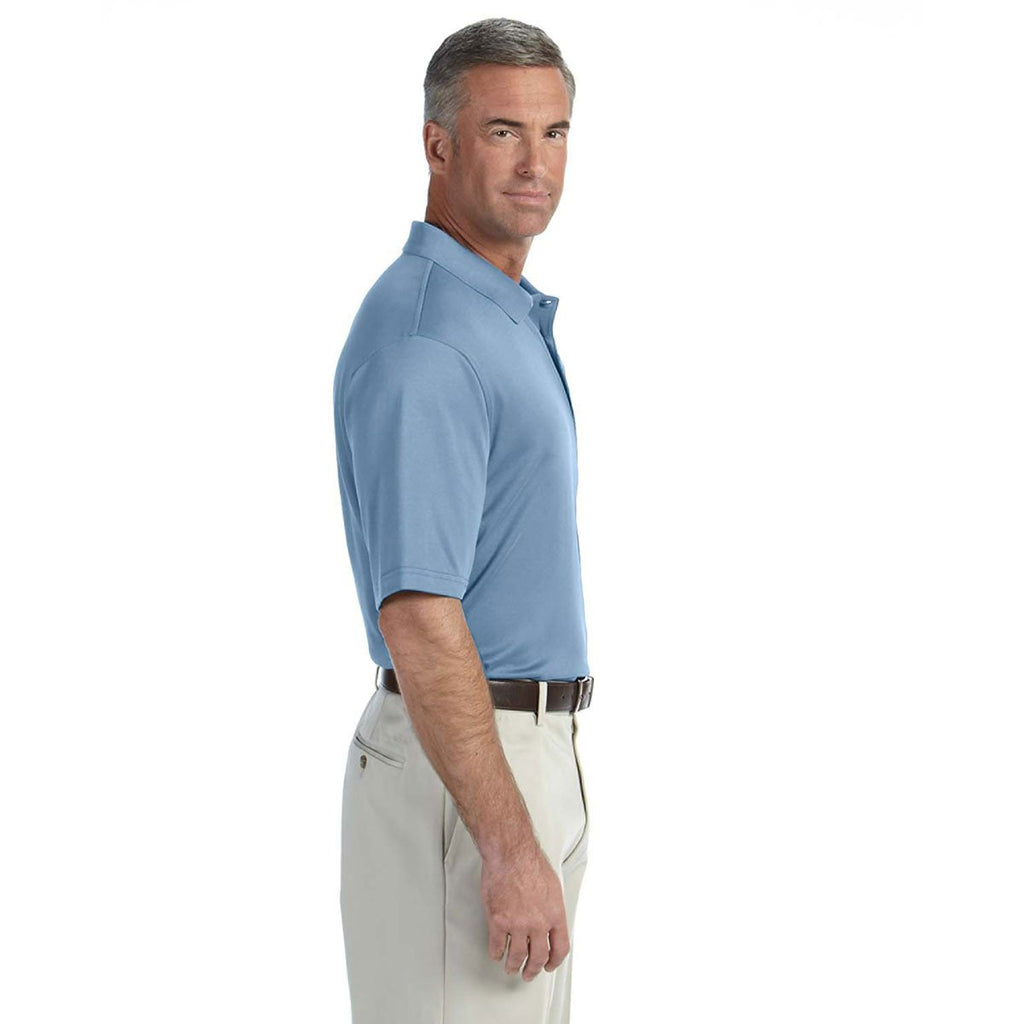 Devon & Jones Men's Slate Blue Pima-Tech Jet Pique Polo
