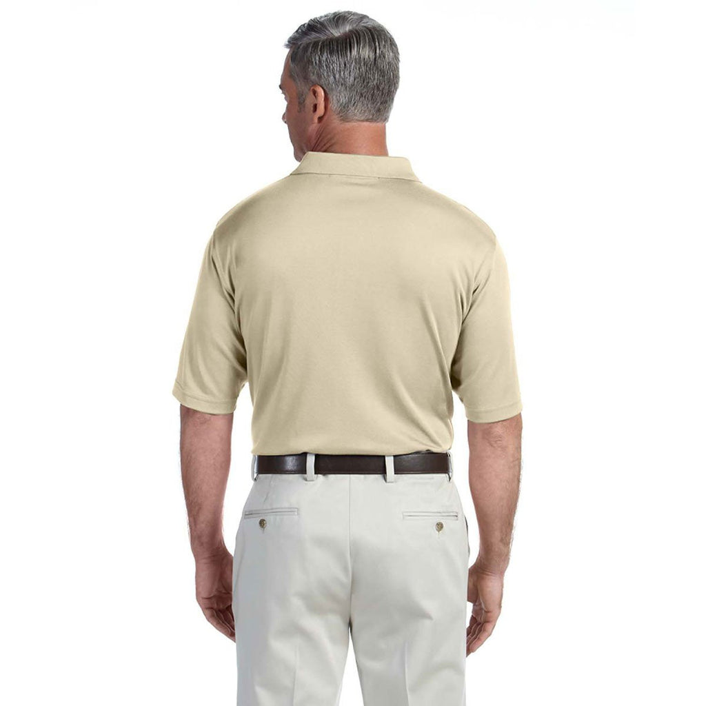 Devon & Jones Men's Stone Pima-Tech Jet Pique Polo