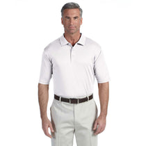 Devon & Jones Men's White Pima-Tech Jet Pique Polo
