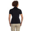 Devon & Jones Women's Black Pima-Tech Jet Pique Polo