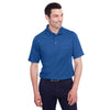 Devon & Jones Men's True Royal CrownLux Performance Plaited Polo with Pockets