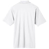 Devon & Jones Men's White CrownLux Performance Plaited Polo with Pockets