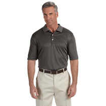 Devon & Jones Men's Dark Grey Heather Pima-Tech Jet Pique Heather Polo