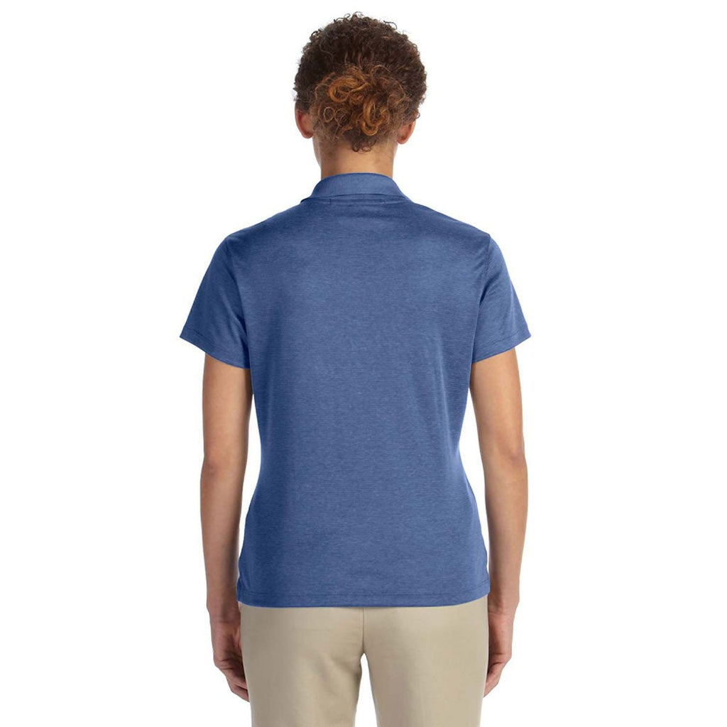 Devon & Jones Women's French Blue Heather Pima-Tech Jet Pique Heather Polo